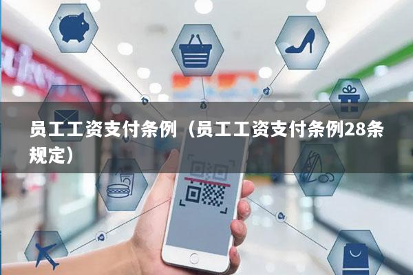 员工工资支付条例(员工工资支付条例28条规定)