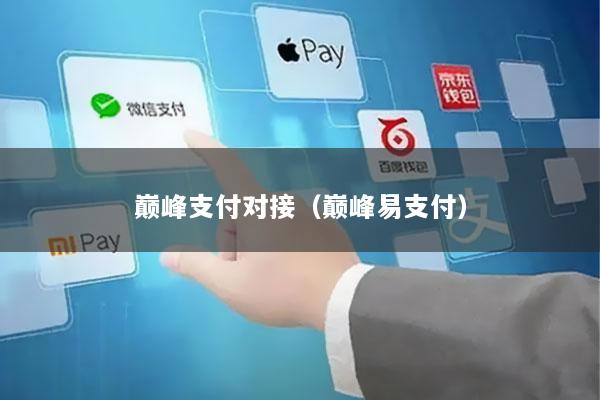 巅峰支付对接(巅峰易支付)