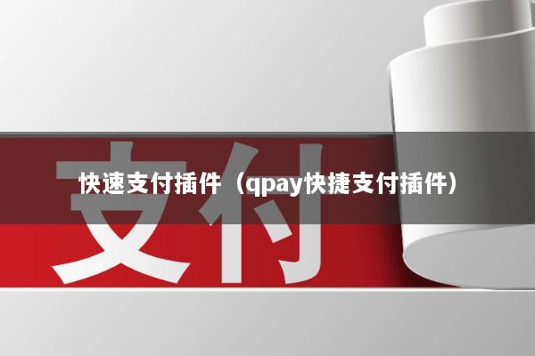 快速支付插件(qpay快捷支付插件)