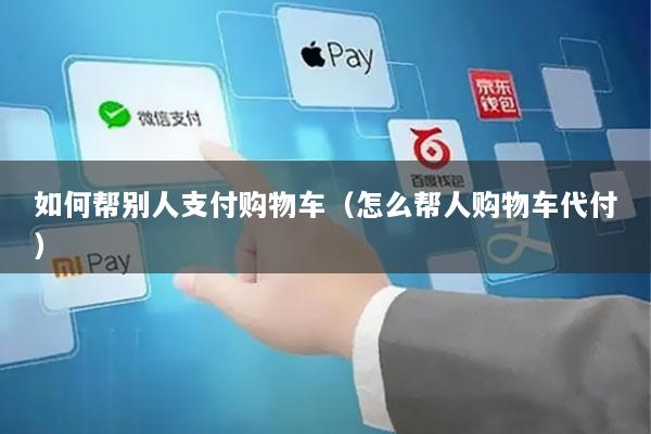 如何帮别人支付购物车(怎么帮人购物车代付)