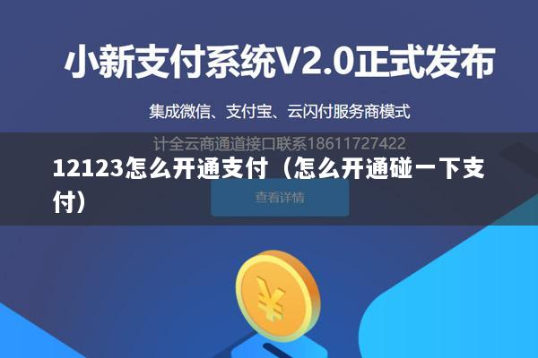 12123怎么开通支付(怎么开通碰一下支付)