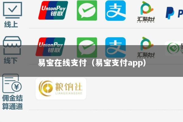 易宝在线支付(易宝支付app)