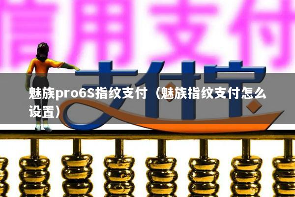 魅族pro6S指纹支付(魅族指纹支付怎么设置)