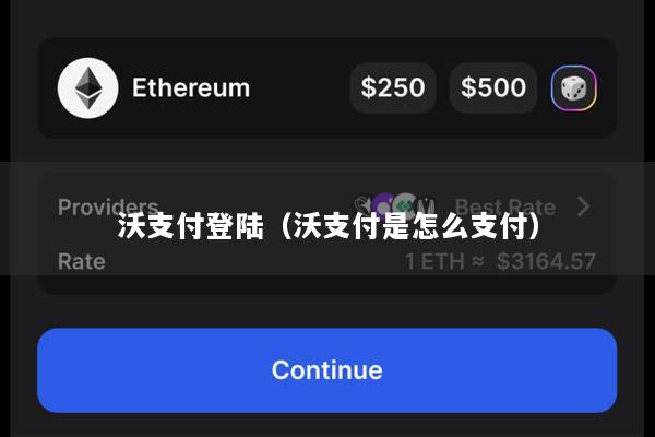 沃支付登陆(沃支付是怎么支付)