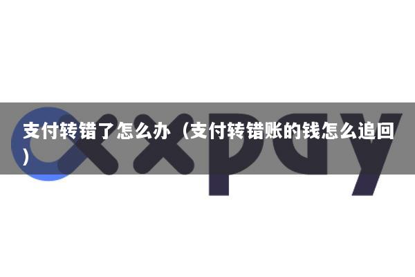 支付转错了怎么办(支付转错账的钱怎么追回)