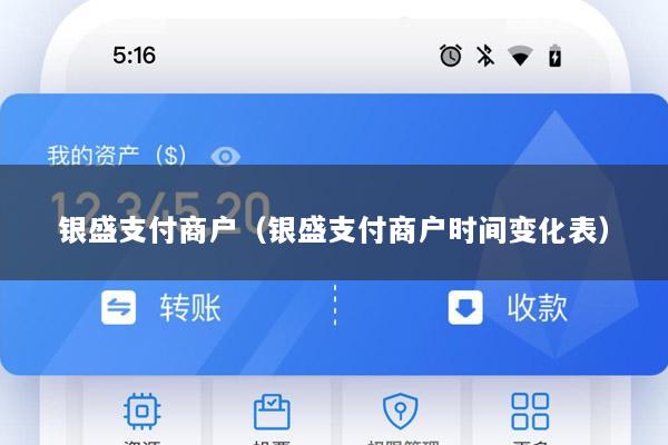 银盛支付商户(银盛支付商户时间变化表)